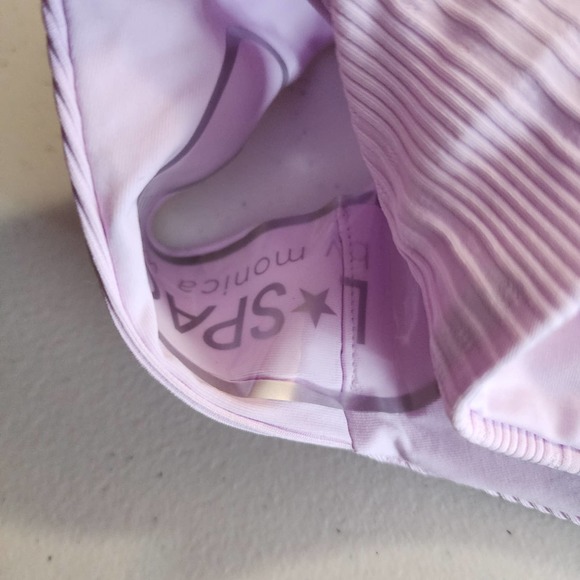 L*Space Pointelle Rib Camacho Bikini Bottom Lavender Size XL NWT - Picture 4 of 6
